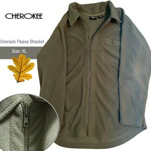 Cherokee: Oversize Fleece Shacket